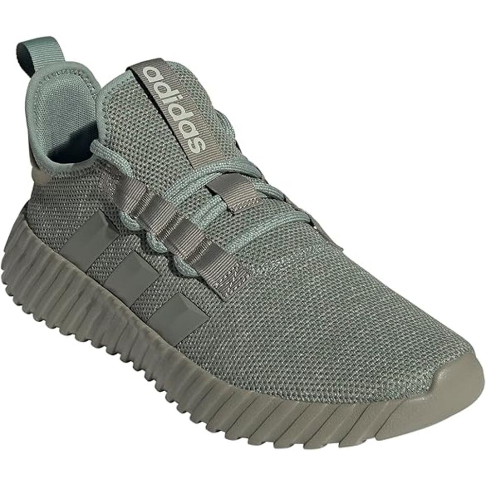 NWT adidas Men's Kaptir 3.0 Sneaker, Silver/Silver Pebble/Silver Green-SZ 6.5